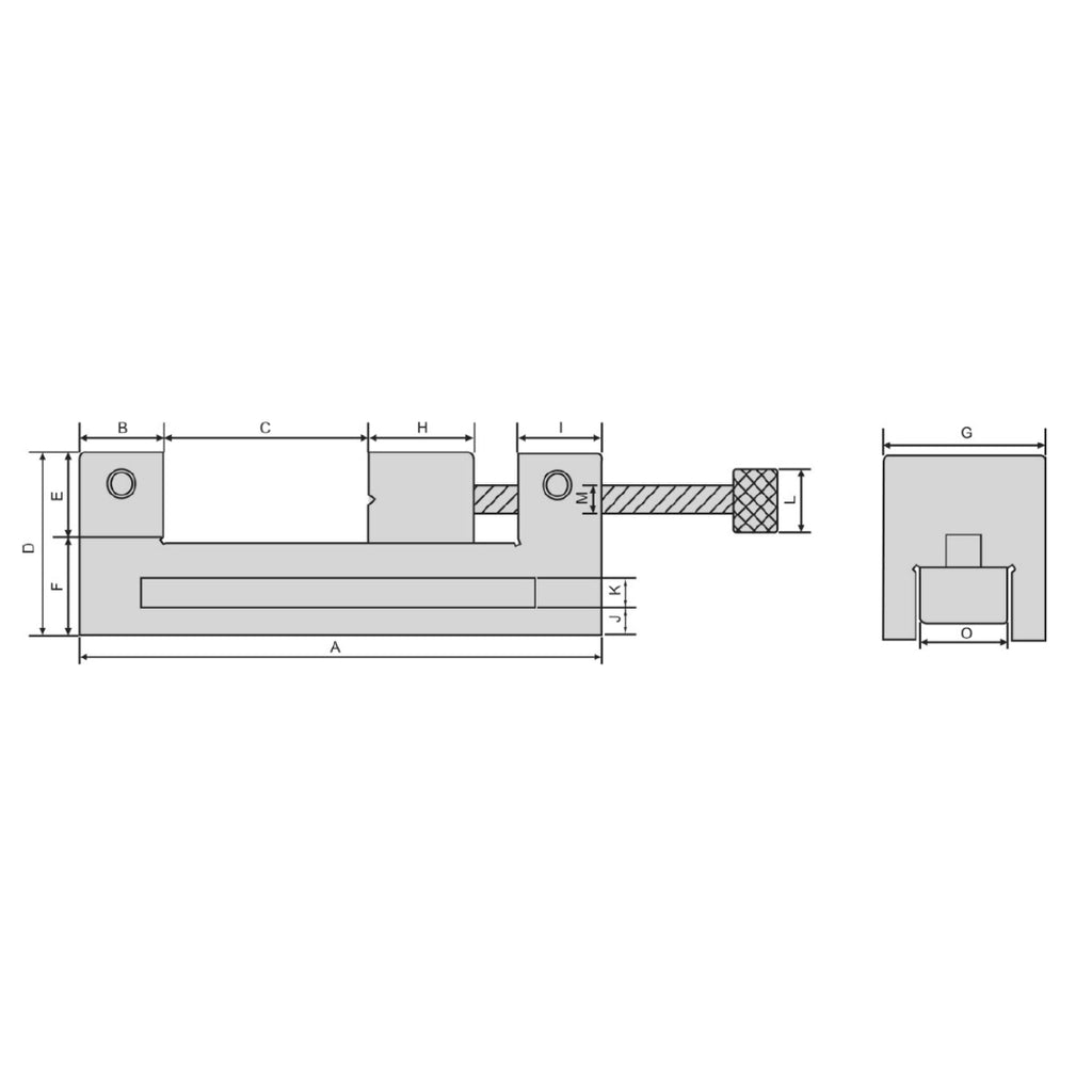 Tool Maker Vise Screw Type SDV-20