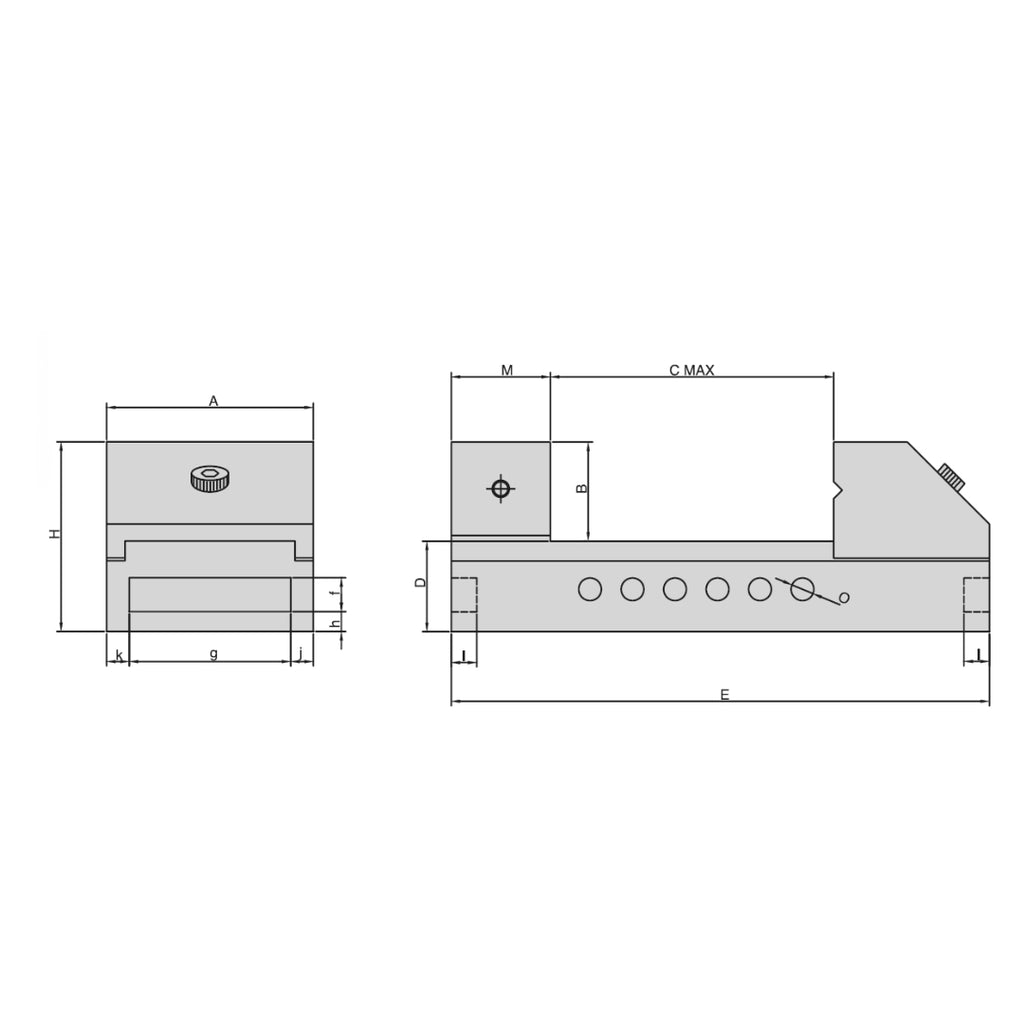 Tool Maker Vise Pin Type SMV-15