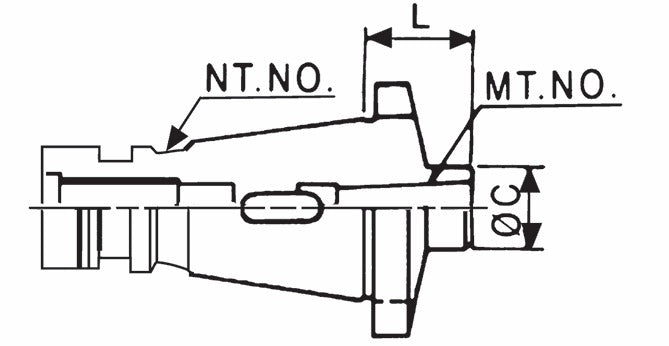 Star Morse Taper Adapter with Straight Shank SRI-103