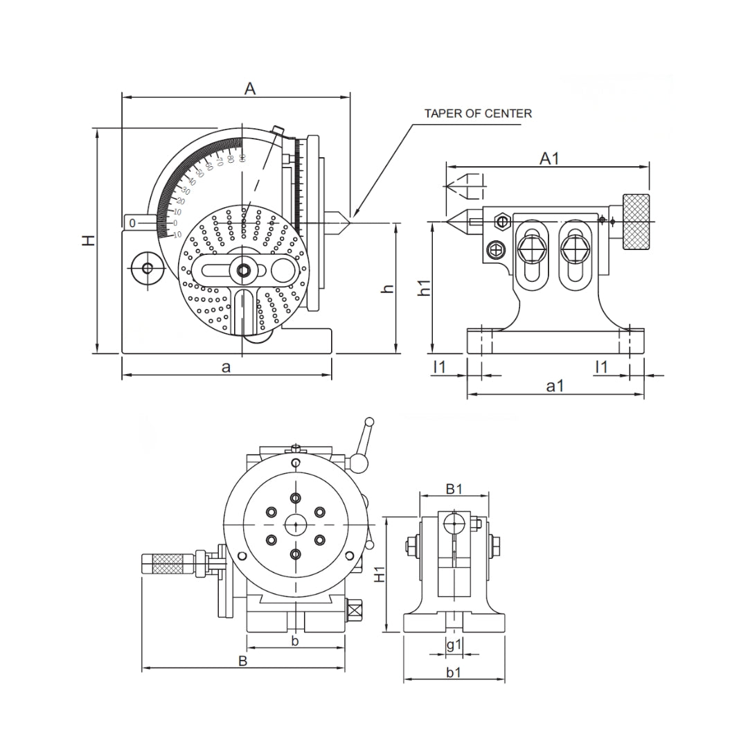 Semi-Universal Dividing Head