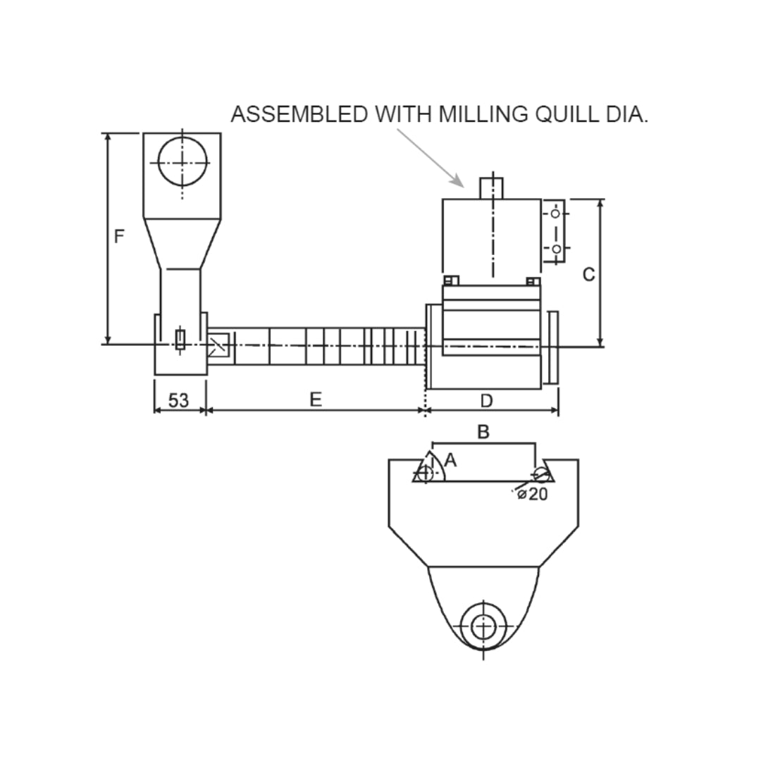 Horizontal Milling Attachment